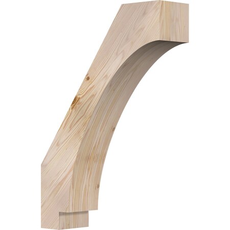 Ekena Millwork 5 1/2"W x 20"D x 28"H Imperial Smooth Knee Brace, Douglas Fir BRC06X20X28IMP00SDF